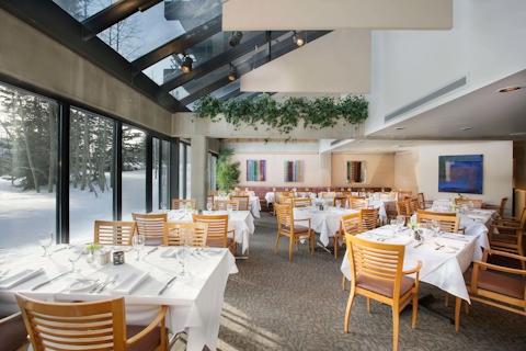 The Lodge Bistro one of Snowbird's restaurants with private rooms for dining in Utah